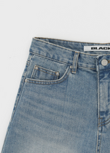 [B-DENIM] カッディングハーフショーツ 043