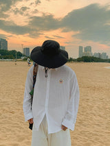 ASCLO Emblem Linen Color Shirt (6color)