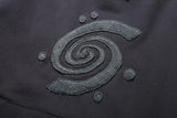 Swirl Logo Fleece Hoodie (CHARCOAL)