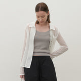 (Z-T-6883)ESSENTIAL SLEEVELESS KNIT