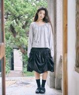 SHIRRING BALLOON SKIRT