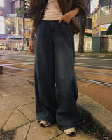 Kenr ワイドデニムパンツ