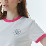 RVSリンガーTシャツ ピンク