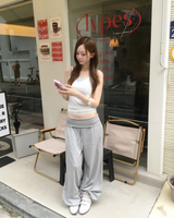 ウエスト バンディング パンツ