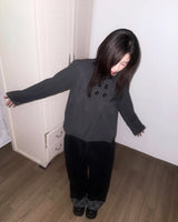 (2color)ダブルボタンハイネックシャーリングショートジャケット