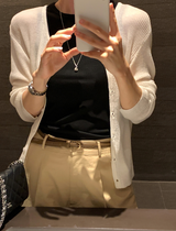 Loop Summer Ribbed Knit Cardigan / 4 colors