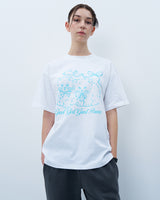 リボンキャッツTシャツ　ホワイト