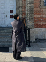 Solari Double-Breasted Long Coat (2 Colors)