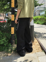 ステイン ノンフェードフレアデニムパンツ 2C
