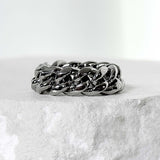 SS-blackline カーブチェーンリング_5/6/8mm_SILVER