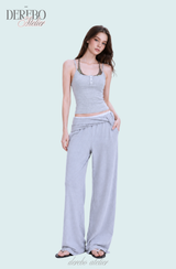 Lady Double Layered Sleeveless T-Shirt