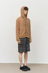 Robe Striped Zip Hoodie