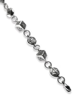 DICE BALL CHAIN BRACELET(18.5CM)