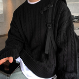 Glife Semi Overfit Round Knit