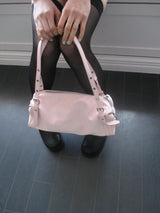 belt leather shoulder bag