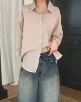 Matos oversized striped shirt
