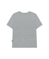 キープトゥルータイポグラフィックレギュラーフィットTシャツ - ミランジェグレー