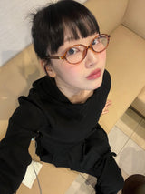 yui retro glasses (8color)