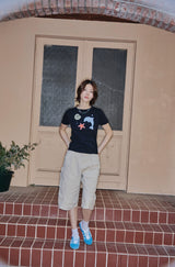 26SS★ Dolphin Pop Crop Short Sleeve Tee