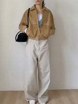 Maple Dyed Cotton Wide Pants