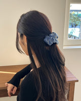 [MADE] ピオニーベルベットヘアシュシュ 8colors *1PCS