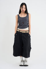 Single eyelet belt