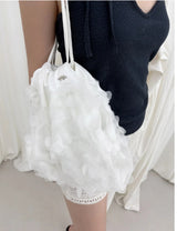 レースストラップバッグ (white)