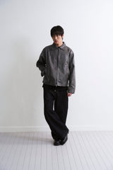 TIME-CRACKED JACKET BLACK