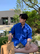 Wonderant Ice Cotton Linen Overfit Shirt