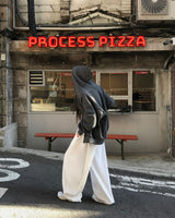 [BELLIDE MADE] Noah, loose fit two-way zip-up hoodie
