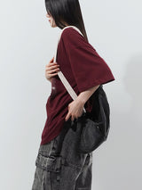 (UNISEX) Denim Rope String Gymsack
