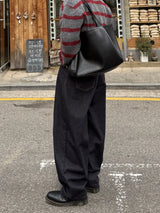 ノンフェードダーツバルーンデニムパンツ