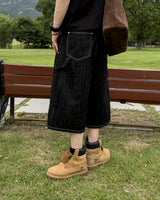 Beto Studded Bermuda Denim Pants