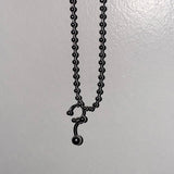 Link Pierce Balls Necklace