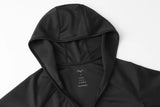 Petite zip-up - black