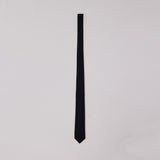 エッセンシャルウールタイ BLACK STRIPE