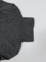 リベットハイネックスリムフィットTシャツ
