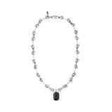 ミスティックウェーブジュエルネックレス [black]