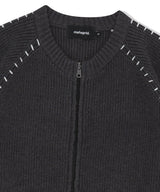 STITCH ZIP-UP KNIT