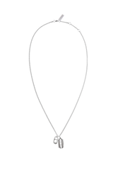 Razor//lid chain necklace