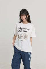 [SAKURA EDITION]マルチーズ アーカイブ ハーフ スリーブ Tシャツ