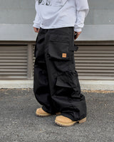 Utility Patch Wide Cargo Pants