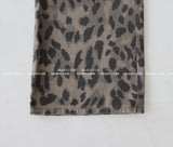 leopard leopard wide long pants