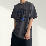 チークイラストフォトプリントショートスリーブTシャツ(3 colors)