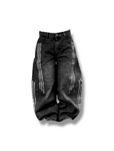 Wide triple track pants