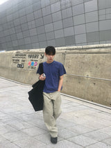 カリゴ ピグメント カットアウト ショートスリーブ Tシャツ 4C