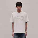 SOOKIM 点字Tシャツ_ホワイト