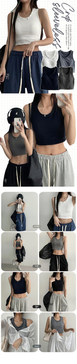 Karten Cap Crop Sleeveless