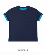 Robben Color Matching Roll-up Short Sleeve T-shirt