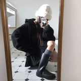 【BELLIDE MADE】ボアフリース＋コーデュロイリバーシブルジップアップパーカー